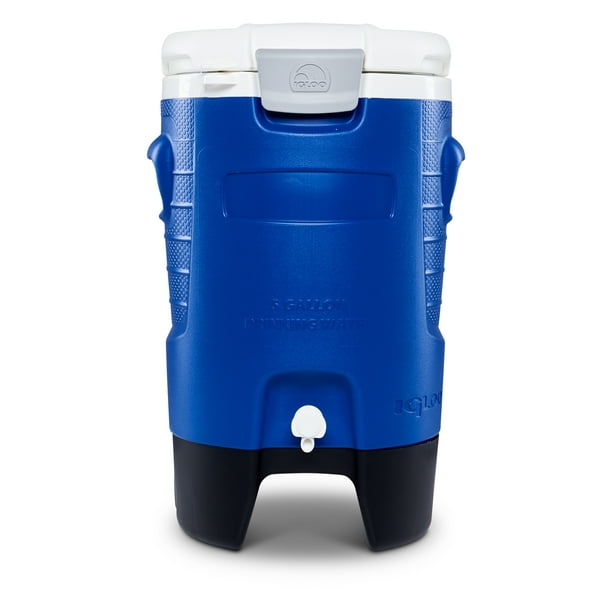 Majestic Blue, 5-Gallon Igloo Sport Roller Beverage Cooler